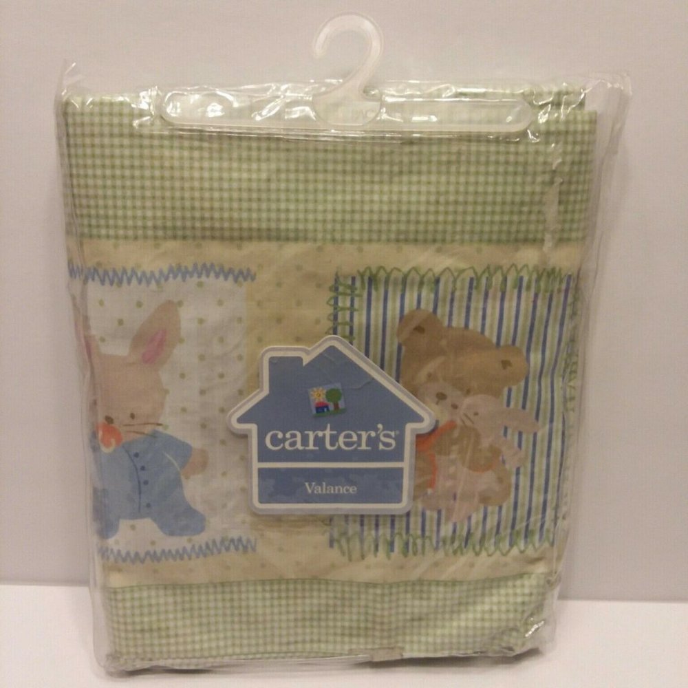 NEW Carter's Joy Hide & seek Valance Nursery Room 10" x 70" Baby Room